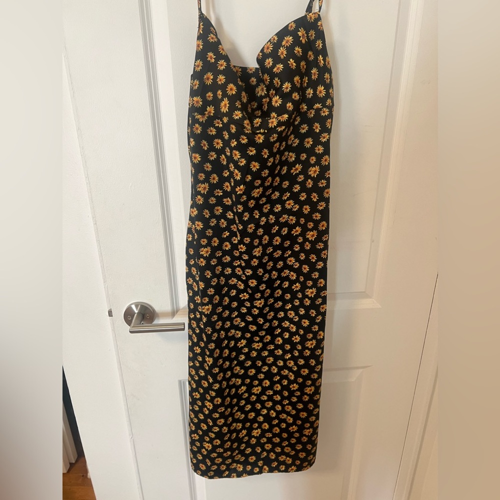 We Wore What sun flower dress brand new